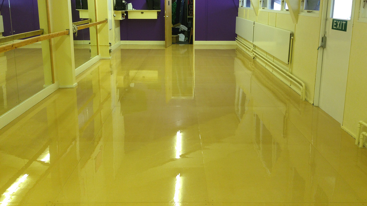 Wood Floor Restoration At Princess Helena School